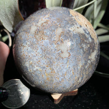 Load image into Gallery viewer, 2.75" Amazingly Unusual Agate Sphere 428 grams