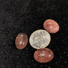 Load image into Gallery viewer, Red Strawberry Quartz Cabochons