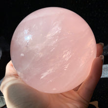 Load image into Gallery viewer, 3.9” Stunning HQ Star Flash Rose Quartz Sphere 1.5kg
