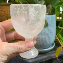 Load image into Gallery viewer, Clear Quartz Goblet 3.75”