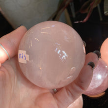 Load image into Gallery viewer, Medium Rose Quartz Spheres
