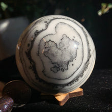 Load image into Gallery viewer, 2.54" Orange Dendritic Calcite Sphere