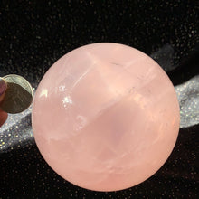 Load image into Gallery viewer, 3.9” Stunning HQ Star Flash Rose Quartz Sphere 1.5kg