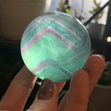 Load image into Gallery viewer, AAA Rainbow Fluorite Spheres