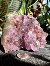 Load image into Gallery viewer, Amazing Rutilated Amethyst Specimen 5” x 4.5” x 3” - 1.3kg
