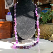 Load image into Gallery viewer, AA HQ Amethyst Fauceted Necklace 15”
