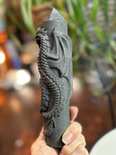 Load image into Gallery viewer, Amazing Shungite Tower with Intricate Dragon Carving
