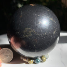 Load image into Gallery viewer, 3.2” HQ Shungite Sphere 682 grams
