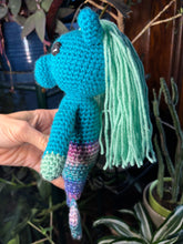 Load image into Gallery viewer, 10” Hippocampus Amigurumi
