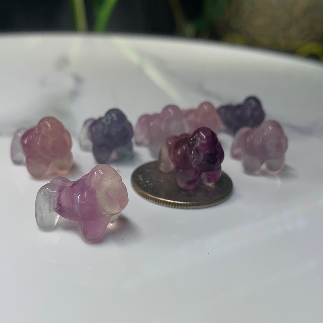 1/2” Micro Mini Fluorite Carving- several to choose from