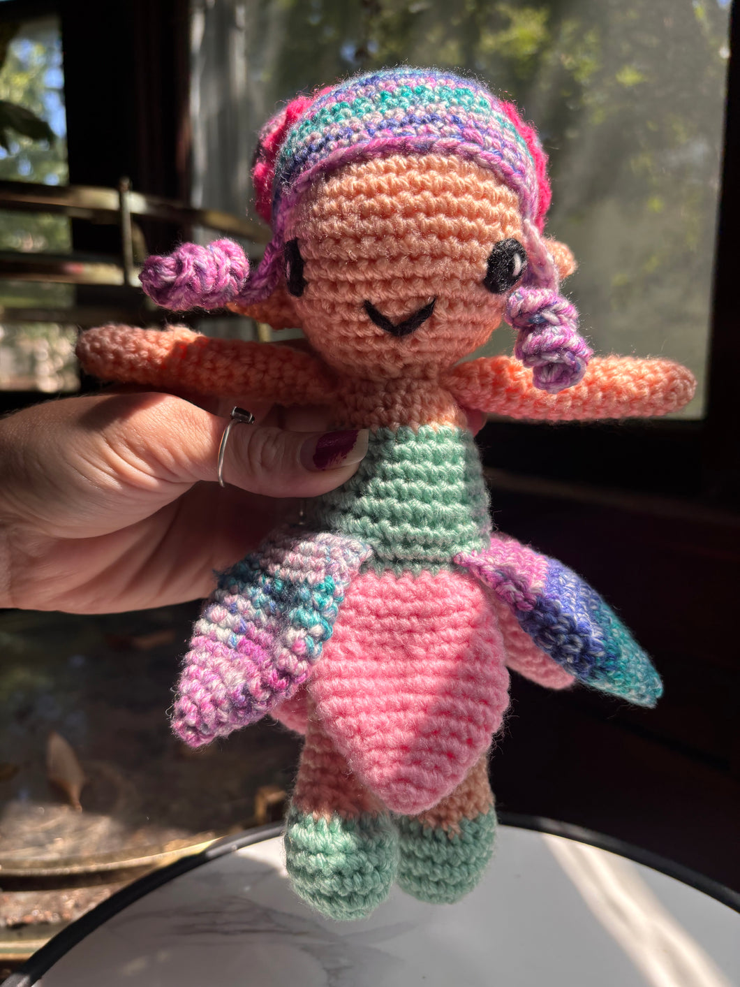 9.5” Garden Fairy- Handmade!