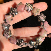 Load image into Gallery viewer, 16mm Rhodonite Star Bracelet - 2 Styles to choose from!
