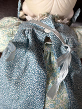 Load image into Gallery viewer, Mother Sew Dear Doll E-2850 by Precious Moments 18" tall-1984 w/Rocking chair
