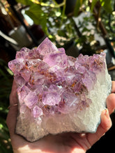 Load image into Gallery viewer, Amazing Rutilated Amethyst Specimen 5” x 4.5” x 3” - 1.3kg
