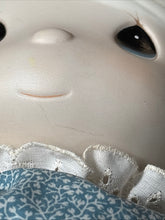 Load image into Gallery viewer, Mother Sew Dear Doll E-2850 by Precious Moments 18" tall-1984 w/Rocking chair
