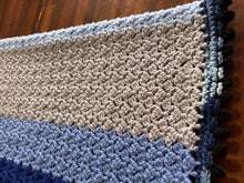 Load image into Gallery viewer, Handmade Crocheted Baby Blanket 36” x 42.5”
