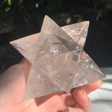 Load image into Gallery viewer, 2.7” Clear Quartz Merkaba 530 grams

