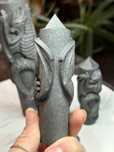 Load image into Gallery viewer, Amazing Shungite Tower with Intricate Dragon Carving
