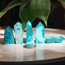 Load image into Gallery viewer, Malachite/Chrysocolla Mini Points-Several to choose from!
