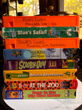 Load image into Gallery viewer, Classic Lot Of 8 Mixed VHS Tapes Blues Clues, Donutman, Scooby Doo, Baby Genius, Franklin
