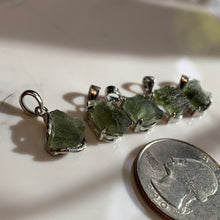 Load image into Gallery viewer, 5 Amazing Moldavite Pendants to choose from!
