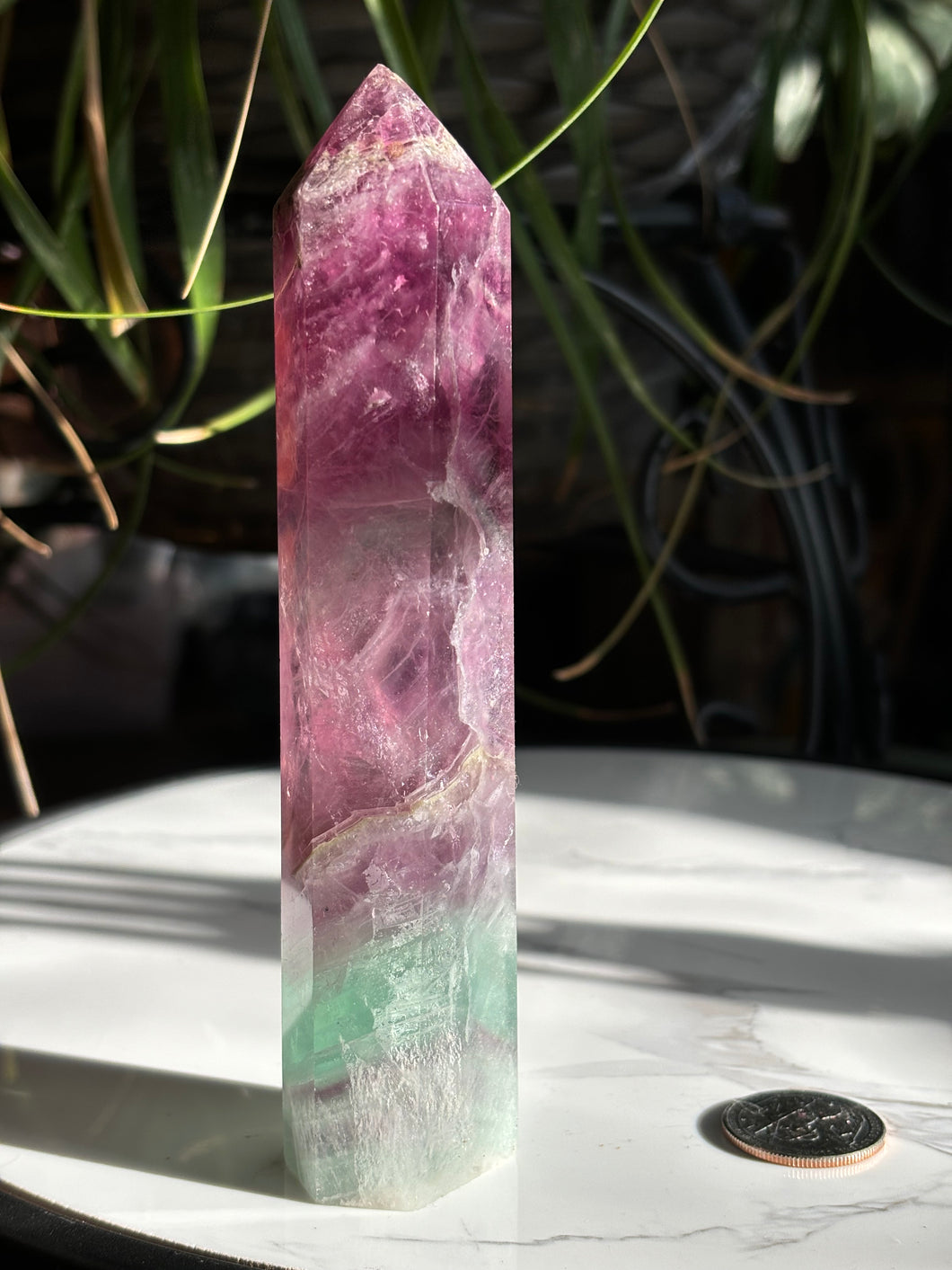 Slightly Damaged AA Fluorite Towers- Many Sizes to Choose From!