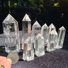 Load image into Gallery viewer, High Quality Clear Quartz Points- Many to Choose from
