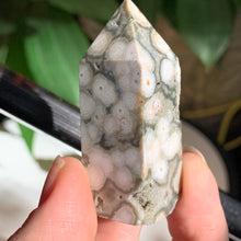 Load image into Gallery viewer, Stunning Orbicular Ocean Jasper points - 6 to choose from!

