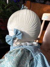 Load image into Gallery viewer, Mother Sew Dear Doll E-2850 by Precious Moments 18" tall-1984 w/Rocking chair
