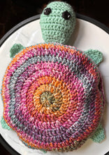 Load image into Gallery viewer, Crocheted Painted Turtle Memory Game
