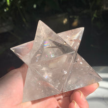 Load image into Gallery viewer, 2.7” Clear Quartz Merkaba 530 grams
