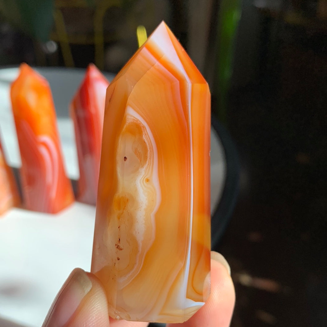 Carnelian Points- Many to Choose From!