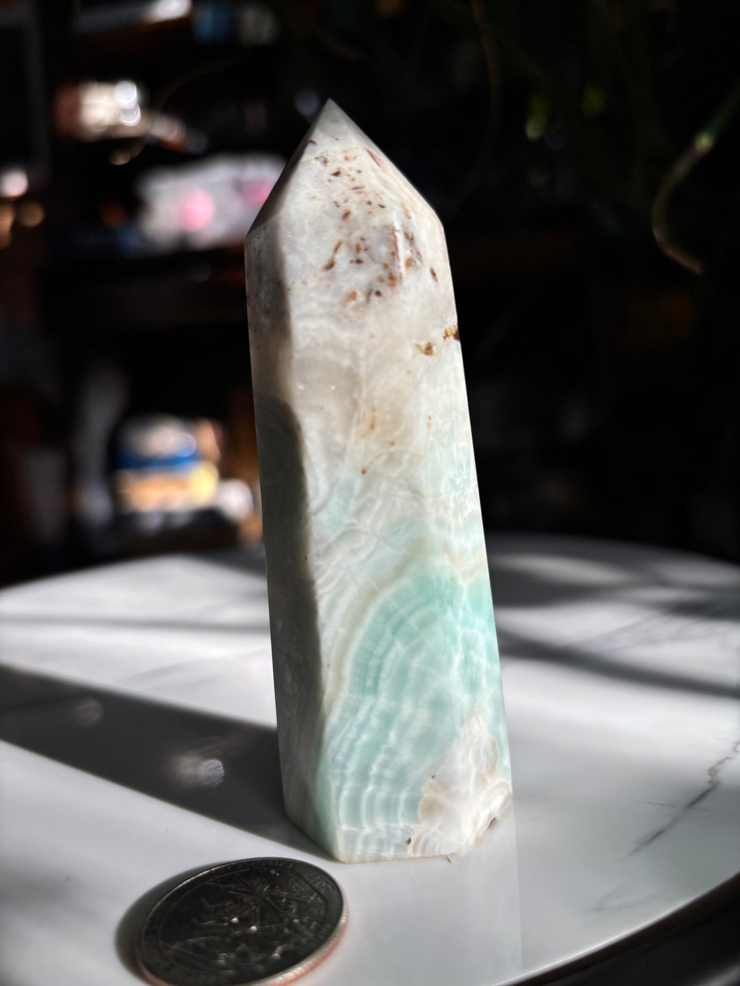 3.8” Larimar Tower 132g