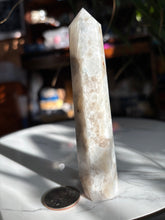 Load image into Gallery viewer, 4.6” White Moonstone Tower
