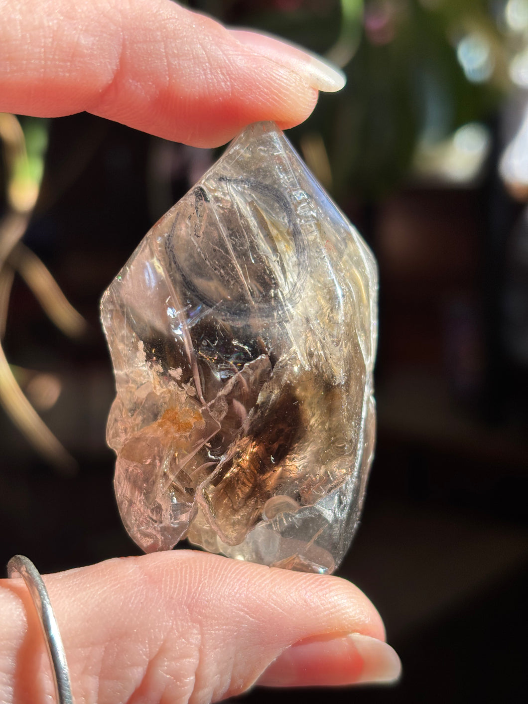 Polished Quartz Enhydro