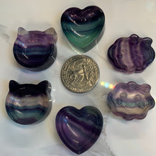 Load image into Gallery viewer, Mini Fluorite Bowl (3 designs to choose from)
