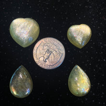 Load image into Gallery viewer, Yellow Gem Lepidolite/Lithium cabochon
