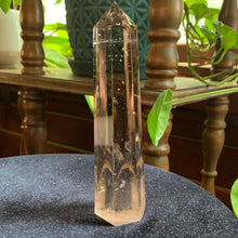 Load image into Gallery viewer, 6.2” Smokey Natural Citrine Tower 322 grams
