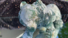 Load and play video in Gallery viewer, Moss Agate Carved Tiger
