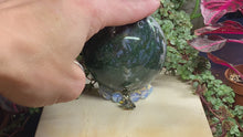 Load and play video in Gallery viewer, Very Nice Moss Agate Sphere
