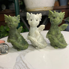 Load image into Gallery viewer, Baby Dragon Serpentine carving- Tiny
