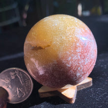 Load image into Gallery viewer, 1.83&quot; Pink Amethyst Sphere 128 grams
