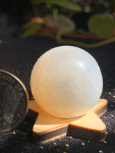 Load image into Gallery viewer, 30.4 gram Blue Rose Quartz Sphere
