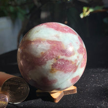 Load image into Gallery viewer, 2.36&quot; AA Pink Tourmaline Sphere 316 grams
