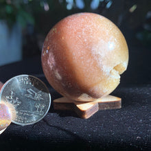 Load image into Gallery viewer, 1.83&quot; Pink Amethyst Sphere 128 grams
