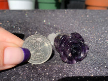 Load image into Gallery viewer, Small Amethyst Rose Wand
