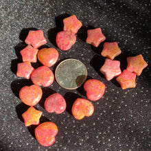 Load image into Gallery viewer, Mini Rhodonite Hearts and Stars

