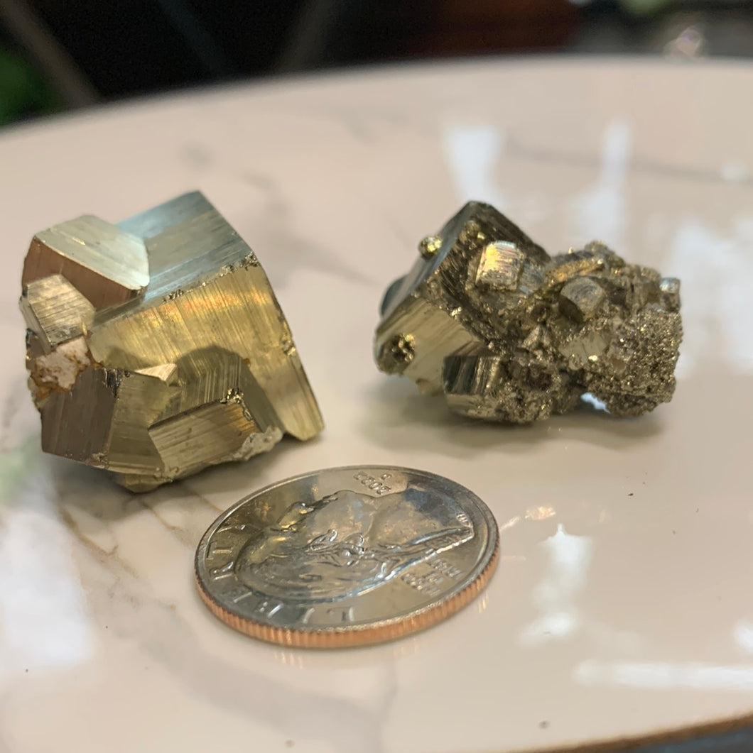 Pyrite Specimens with Cubes