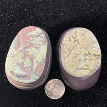 Load image into Gallery viewer, Soapstone/Purple Jasper Carvings
