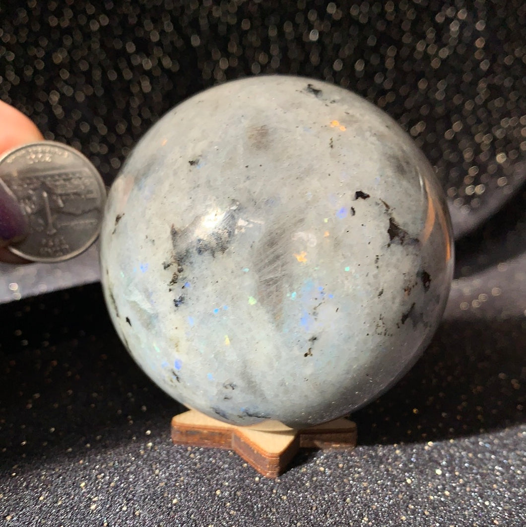 Grey Labradorite Medium Sphere